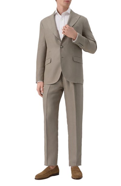 Замшевые пенни-лоферы DOUCAL'S, арт. DU3397MARIUY009M, фото 2