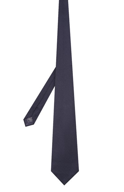 Шелковый галстук BRIONI темно-синего цвета по цене 29950 руб., арт. 062H00/PZ416, фото 2 Шелковый галстук BRIONI, арт. 062H00/PZ416, фото 2