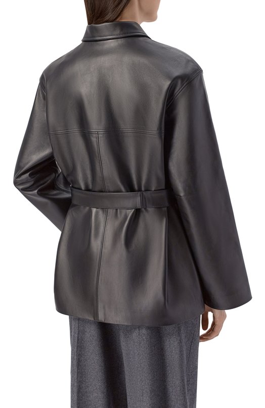 Кожаная куртка Noble&Brulee NB642/130226/1 Чёрный  NB642/130226/1 Фото 4