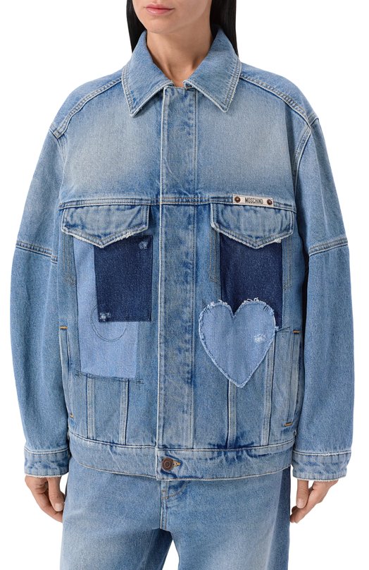 Джинсовая куртка Moschino A0509/5523 Голубой  A0509/5523 Фото 3