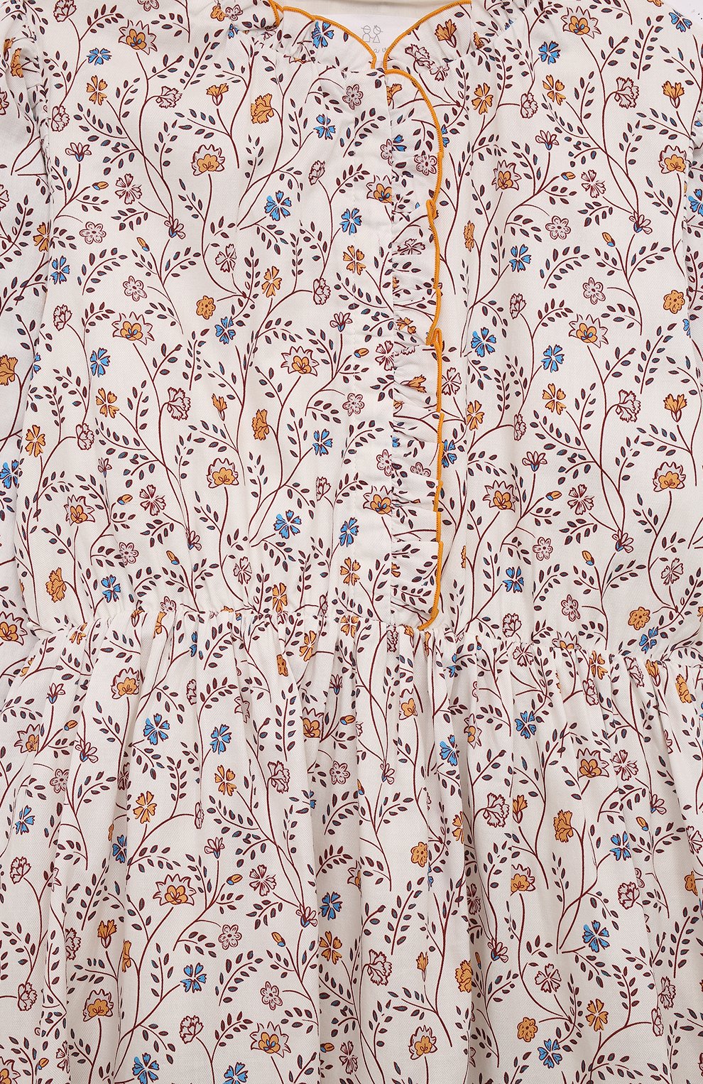 Хлопковое платье C`ERA UNA VOLTA кремового цвета по цене 13050 руб., арт. AW24DR01018, фото 3 Хлопковое платье C`ERA UNA VOLTA, арт. AW24DR01018, фото 3