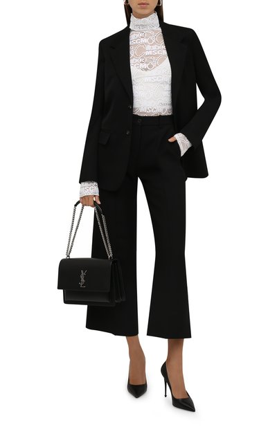 Хлопковый топ MSGM белого цвета по цене 26900 руб., арт. 3142MDM110 217807, фото 2 Хлопковый топ MSGM, арт. 3142MDM110 217807, фото 2