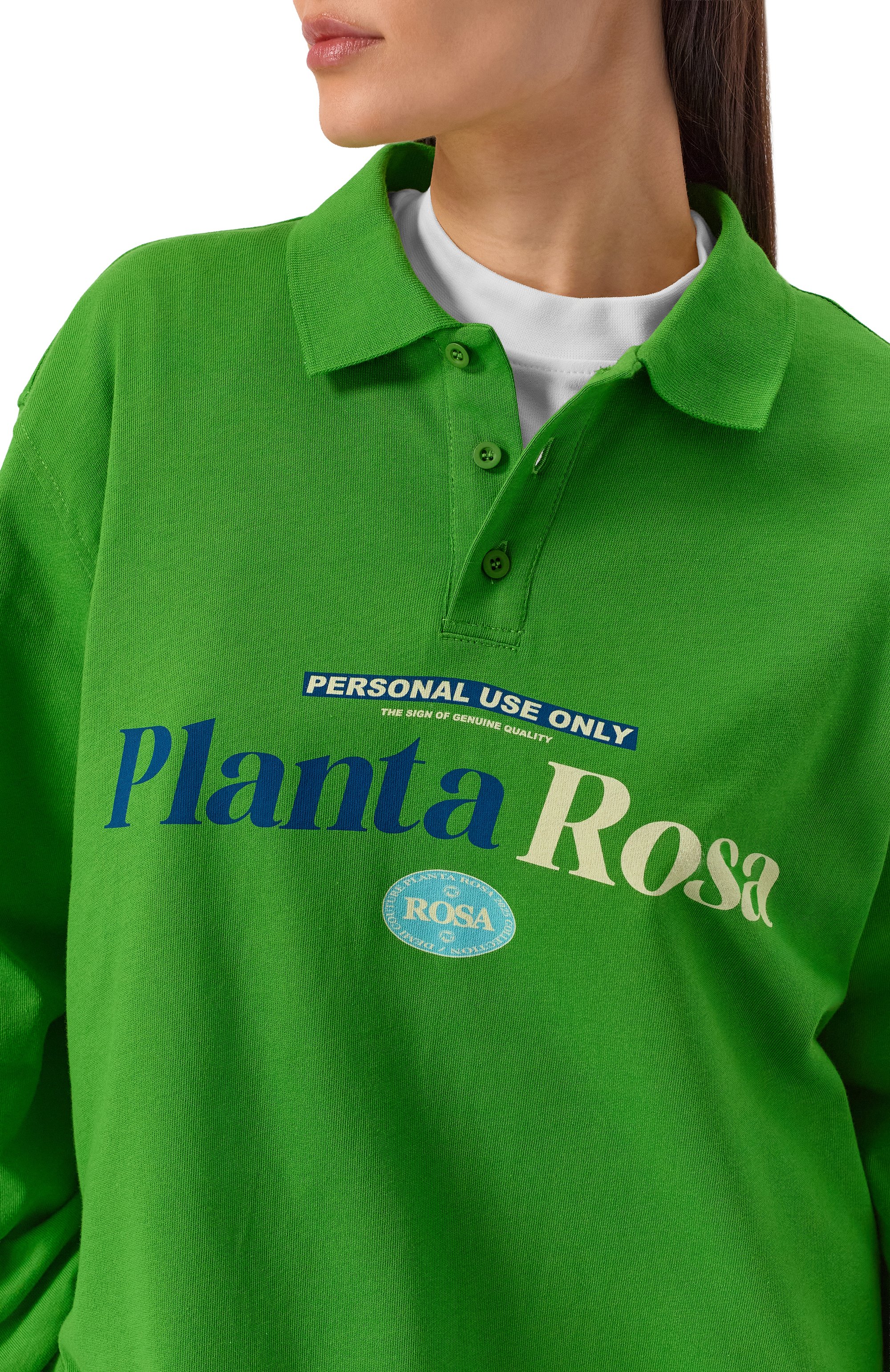 Хлопковое поло PLANTA ROSA, арт. PR/POLOLONG/PERSONAL/220, фото 8