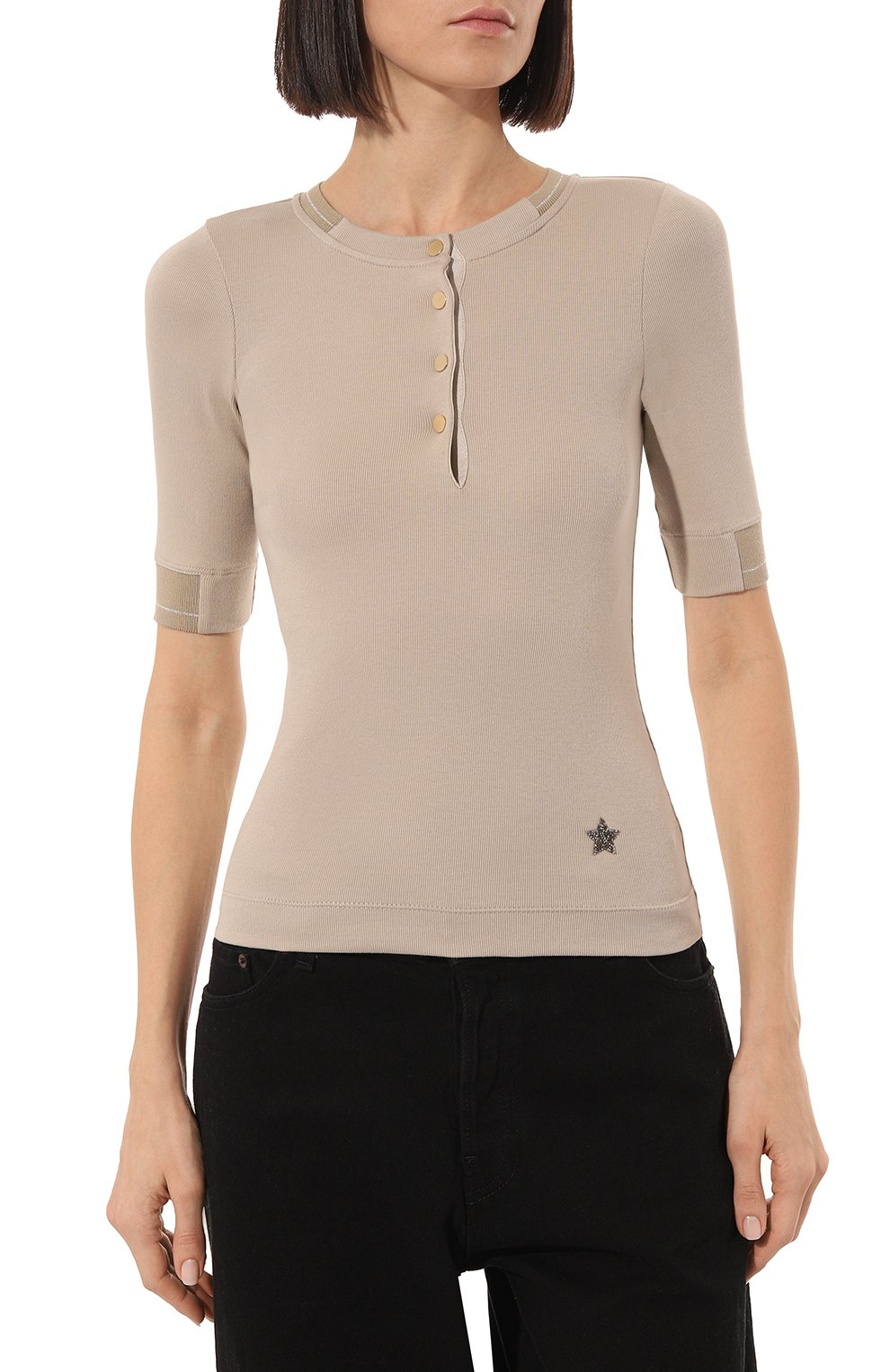 Хлопковый пуловер LORENA ANTONIAZZI, арт. P2384TS29A/1970, фото 3