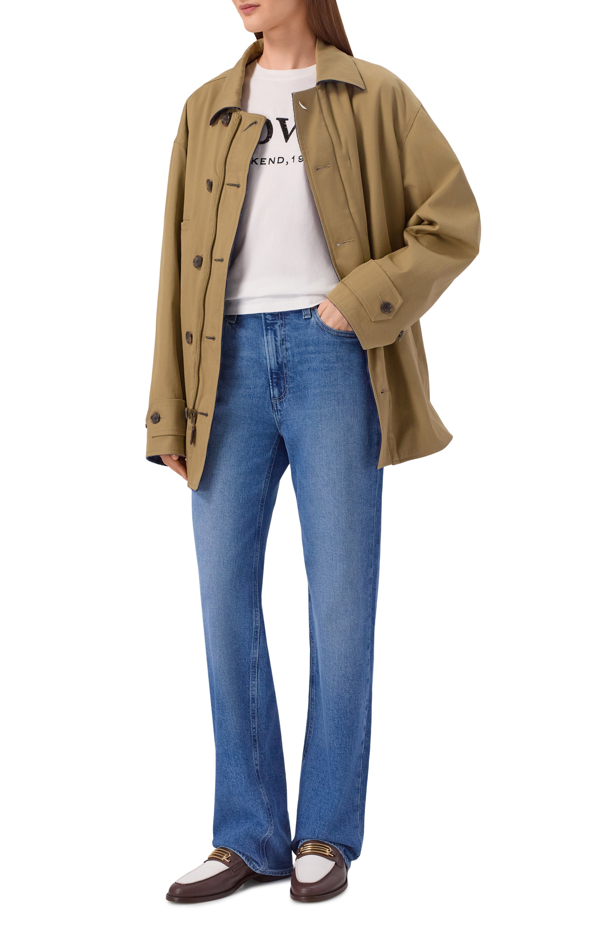 Хлопковая футболка WEEKEND MAX MARA, арт. WKDAGILE, фото 2