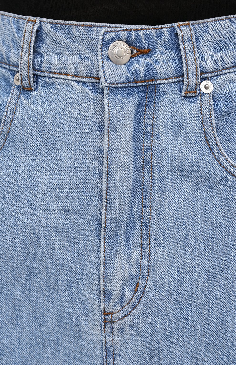 Джинсовая юбка NANUSHKA, арт. CLAUDIA_LIGHT WASH_RIGID DENIM, фото 5