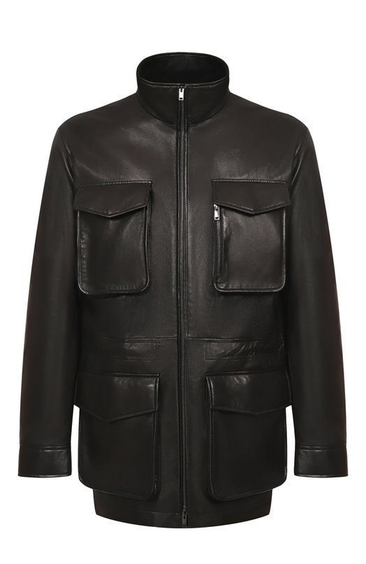 Кожаная куртка MVST 54200 Чёрный 54200
