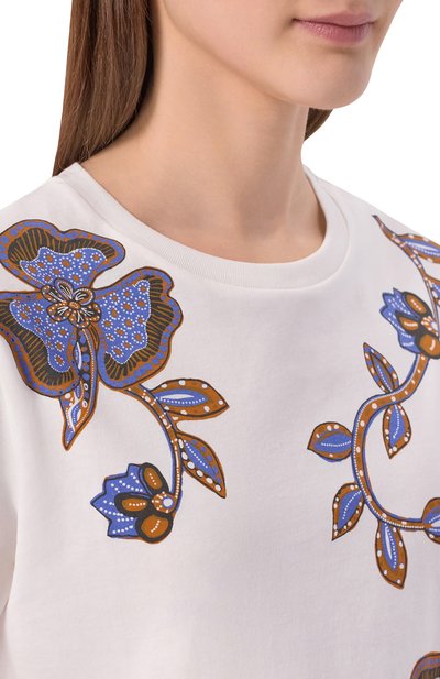 Хлопковая футболка WEEKEND MAX MARA, арт. WKDPANTERA, фото 5