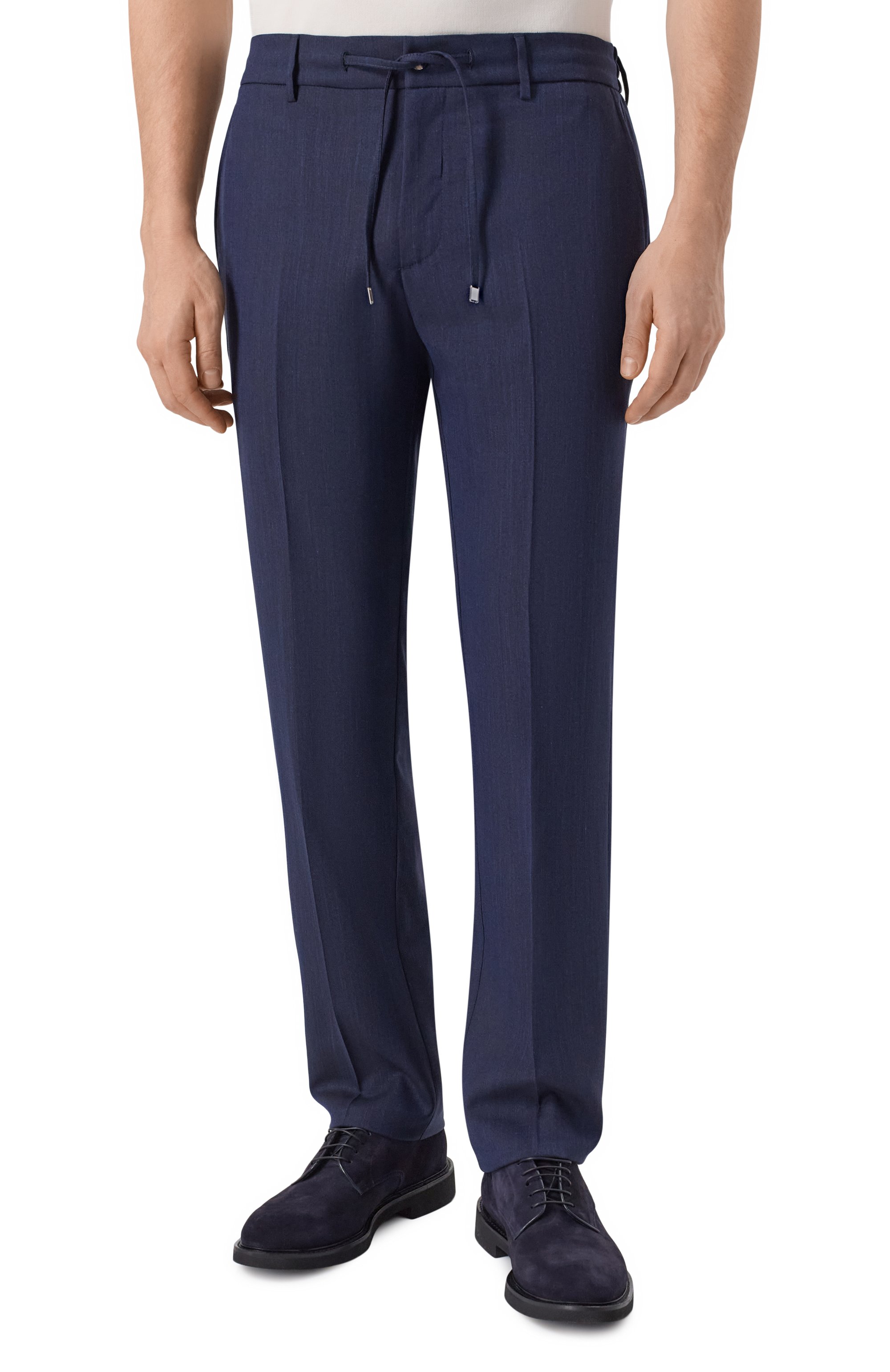 Брюки из шерсти и шелка ANDREA CAMPAGNA, арт. SPIAGGIA20/LP184U, фото 3