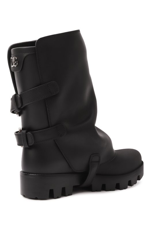 Комбинированные ботинки Dolce & Gabbana CT1109/AX872 Чёрный  CT1109/AX872 Фото 5