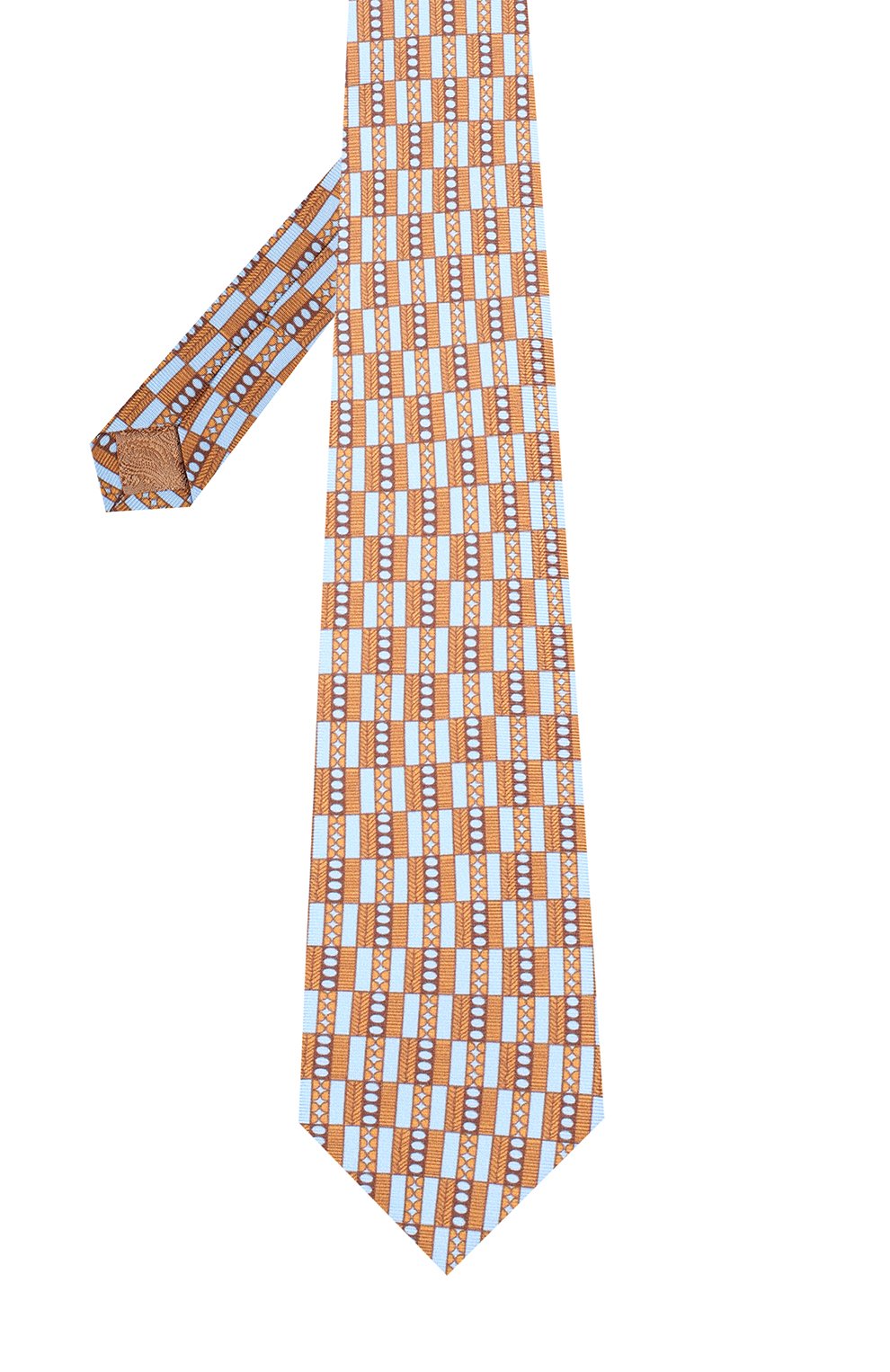 Шелковый галстук с узором TURNBULL & ASSER, арт. TIE002-BB207, фото 2