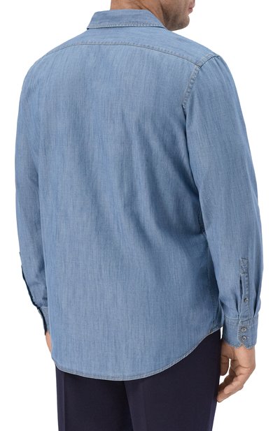 Джинсовая рубашка VAN LAACK, арт. VL-RIK0S2-P0SFWK/155352/3XL-6XL, фото 4