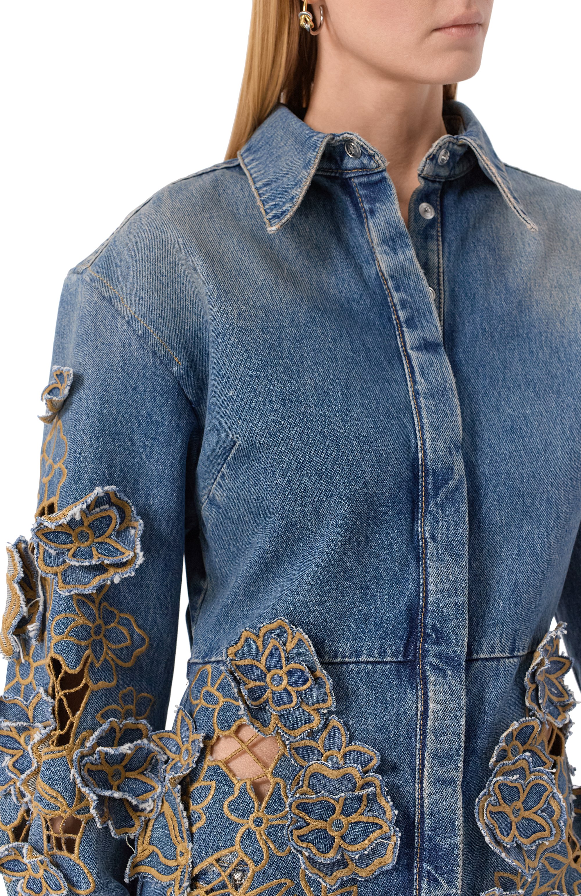 Джинсовая рубашка BLUMARINE, арт. 4J129A, фото 5