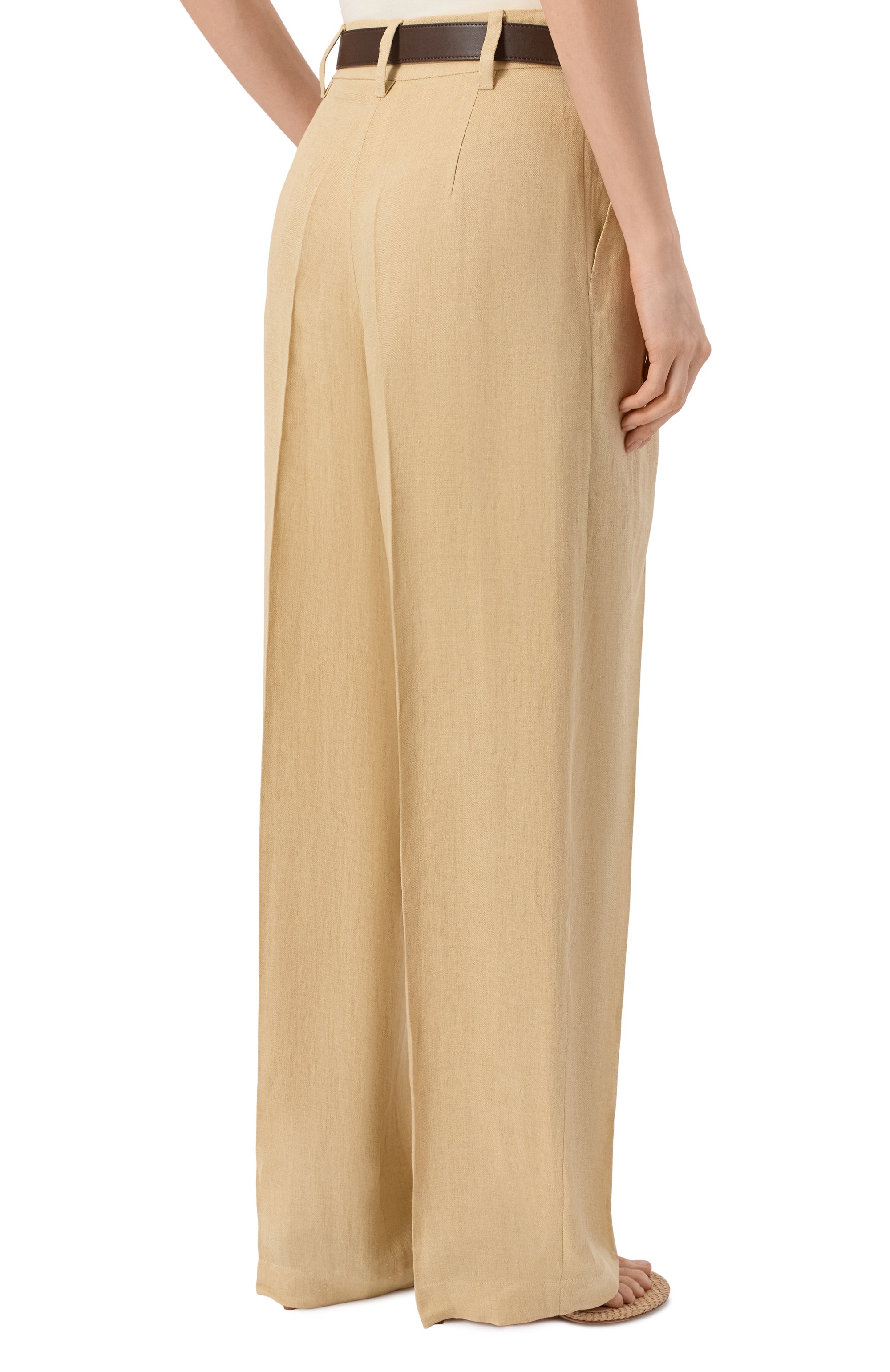 Льняные брюки MAX MARA STUDIO, арт. MSTSUMER0, фото 4