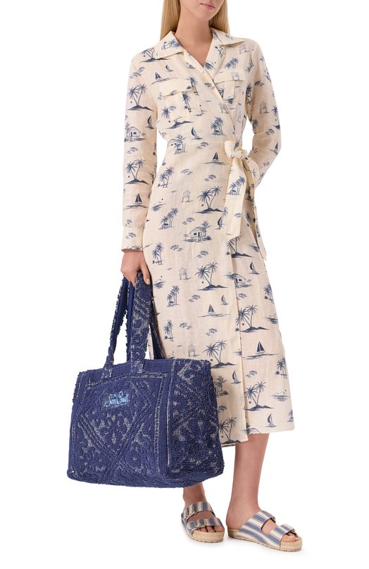 Сумка-тоут Vanity Tufting MC2 Saint Barth STBA TUFTING BAG/06596H Синий  STBA TUFTING BAG/06596H Фото 7