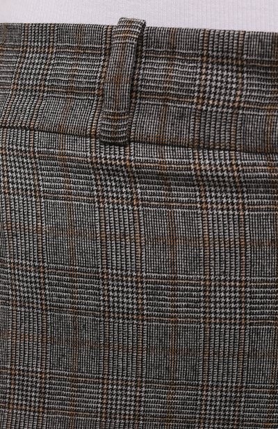 Шерстяные брюки LORO PIANA серого цвета по цене 158000 руб., арт. FAL9291, фото 5 Шерстяные брюки LORO PIANA, арт. FAL9291, фото 5