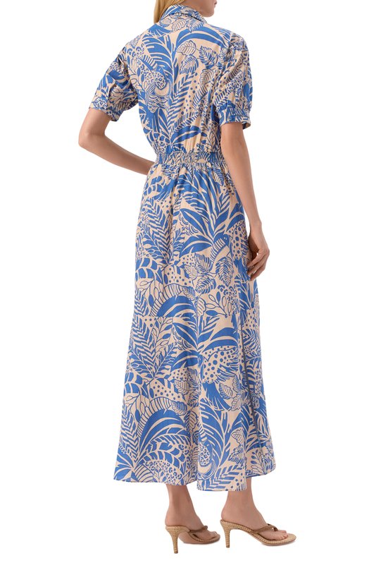 Хлопковое платье Poupette St Barth WE2R26LCPT0U Голубой  WE2R26LCPT0U Фото 3