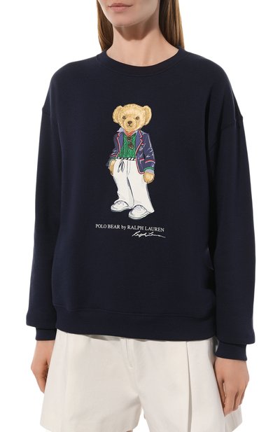 Хлопковый свитшот POLO RALPH LAUREN, арт. 211924304, фото 3