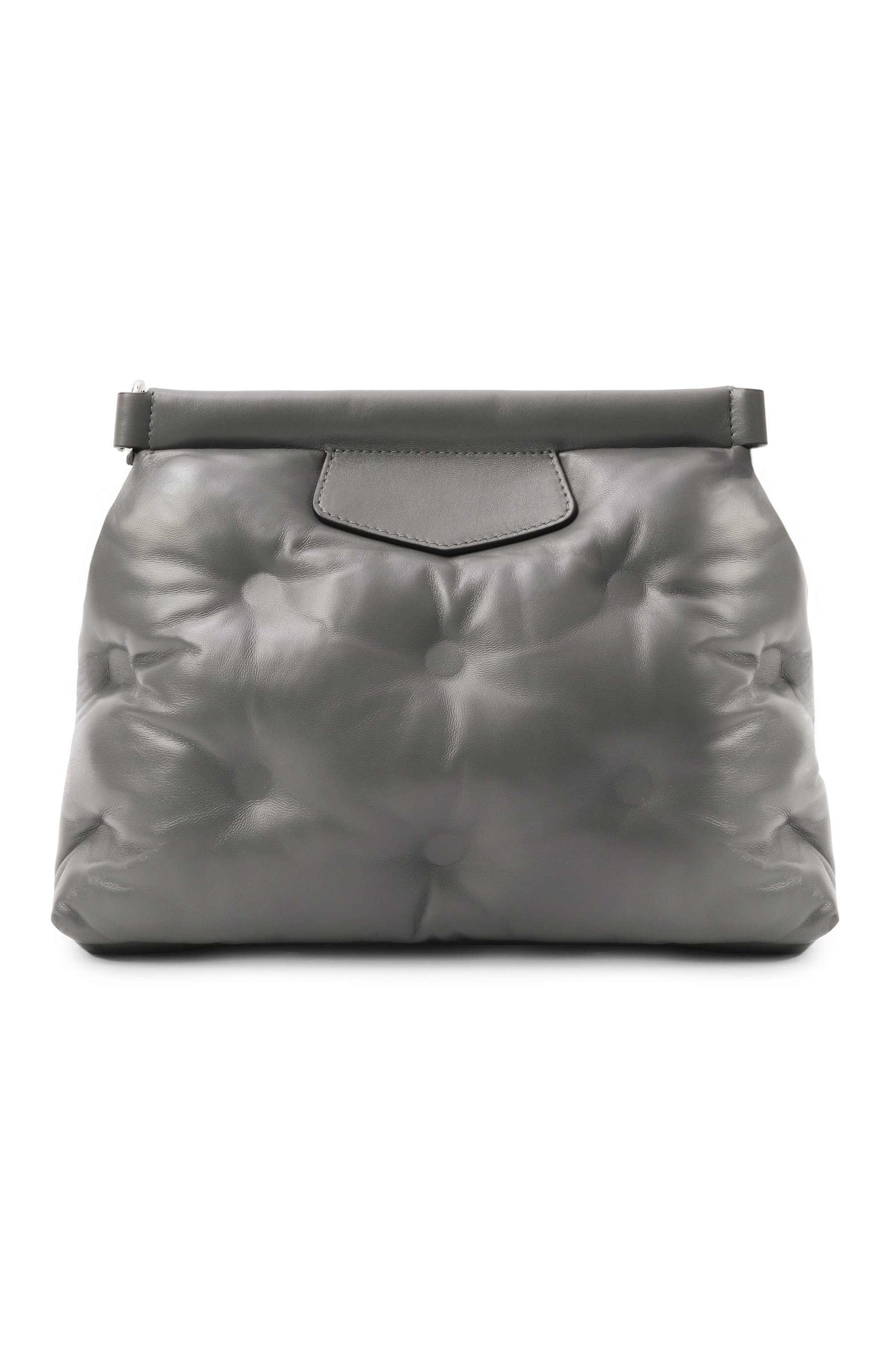 Сумка glam slam classique small MAISON MARGIELA серого цвета по цене 238000 руб., арт. SB1WG0028/P4300, фото 6 Сумка glam slam classique small MAISON MARGIELA, арт. SB1WG0028/P4300, фото 6