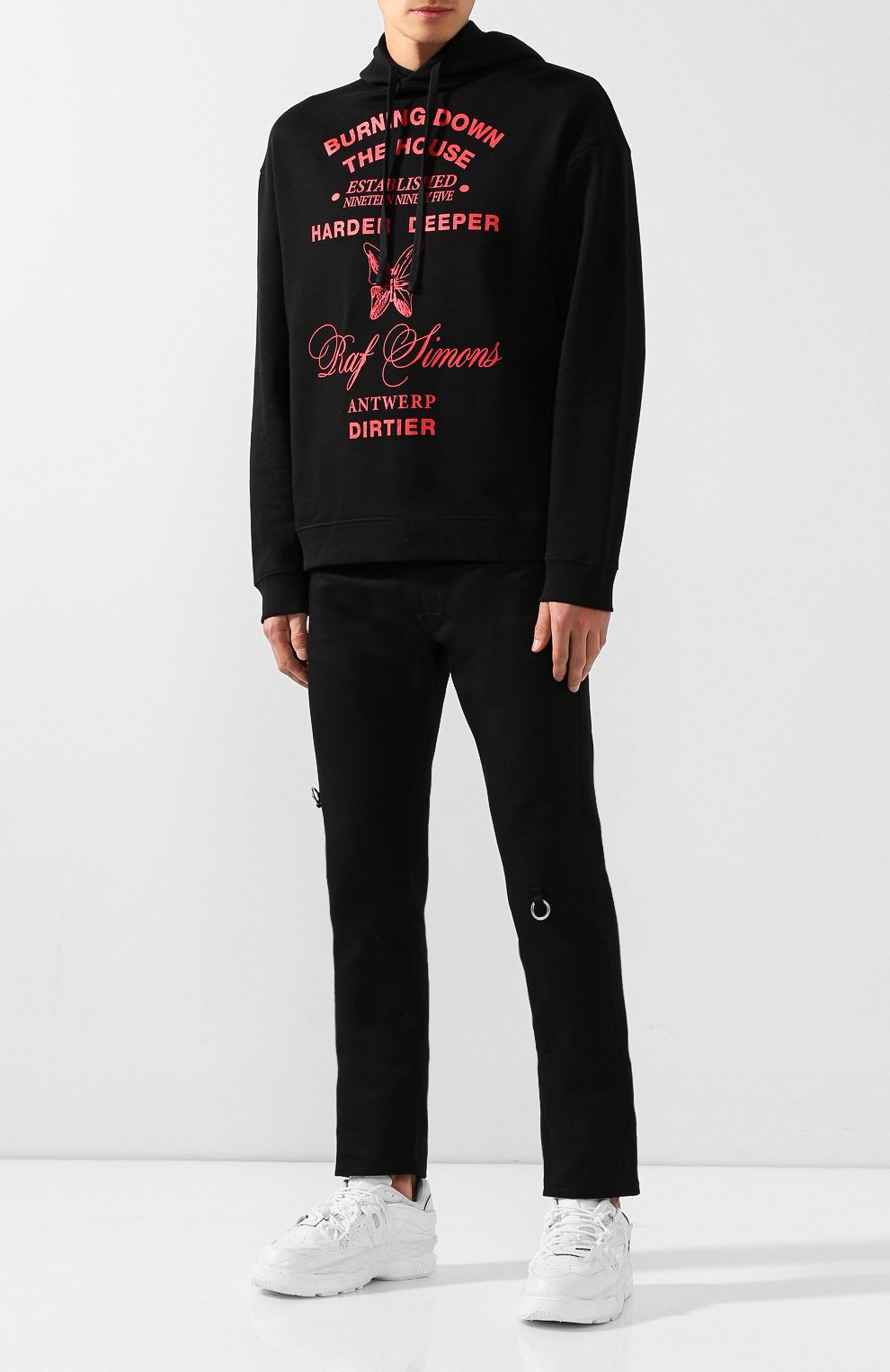 Хлопковое худи RAF SIMONS, арт. 192-164D-19004, фото 2