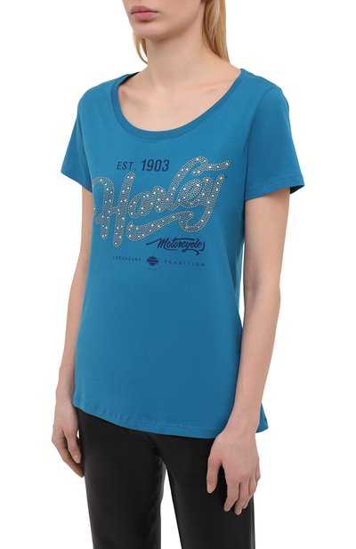 Хлопковая футболка HARLEY-DAVIDSON, арт. R003822, фото 3