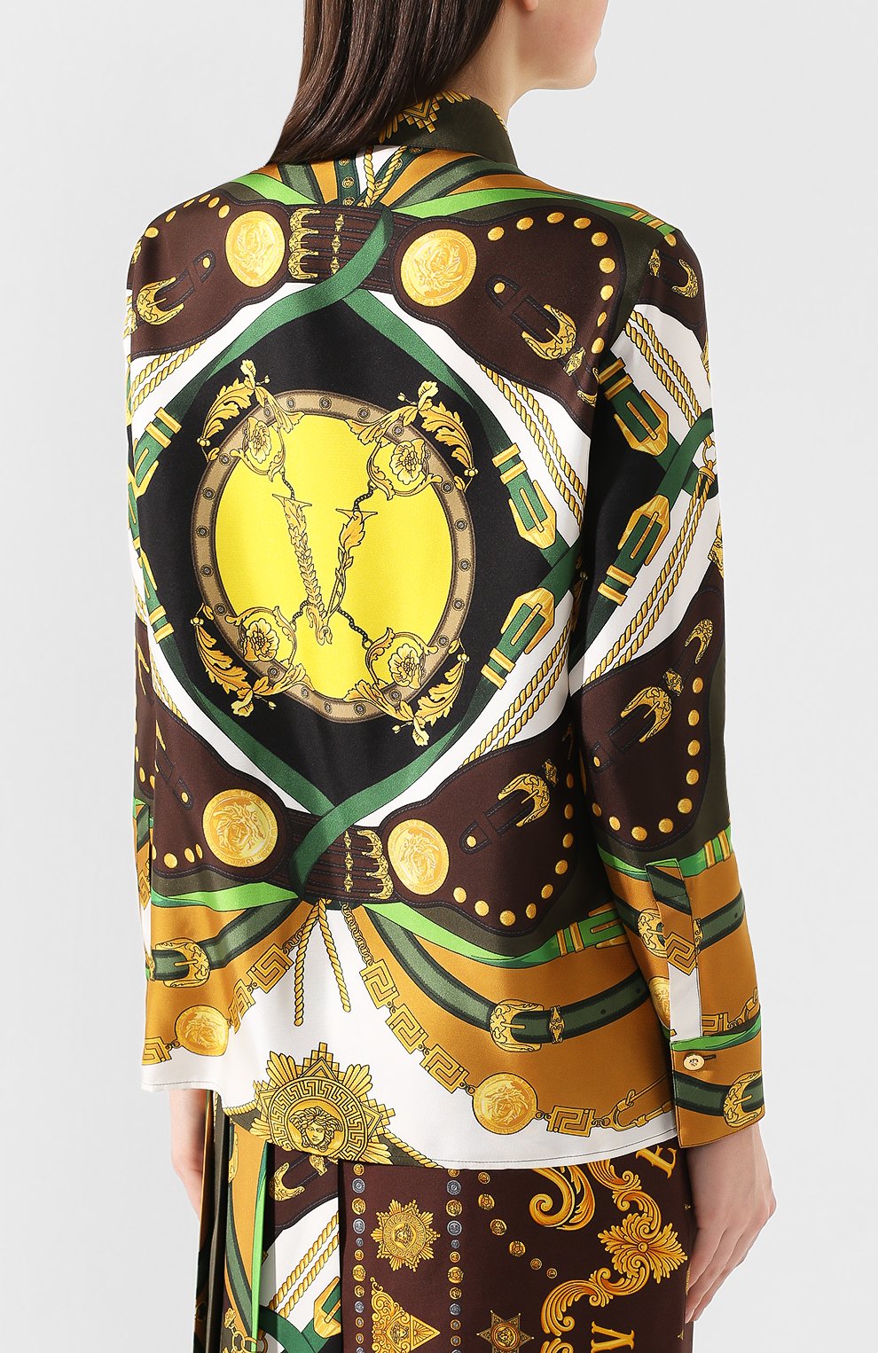 Шелковая рубашка VERSACE, арт. A82662/A233263, фото 4