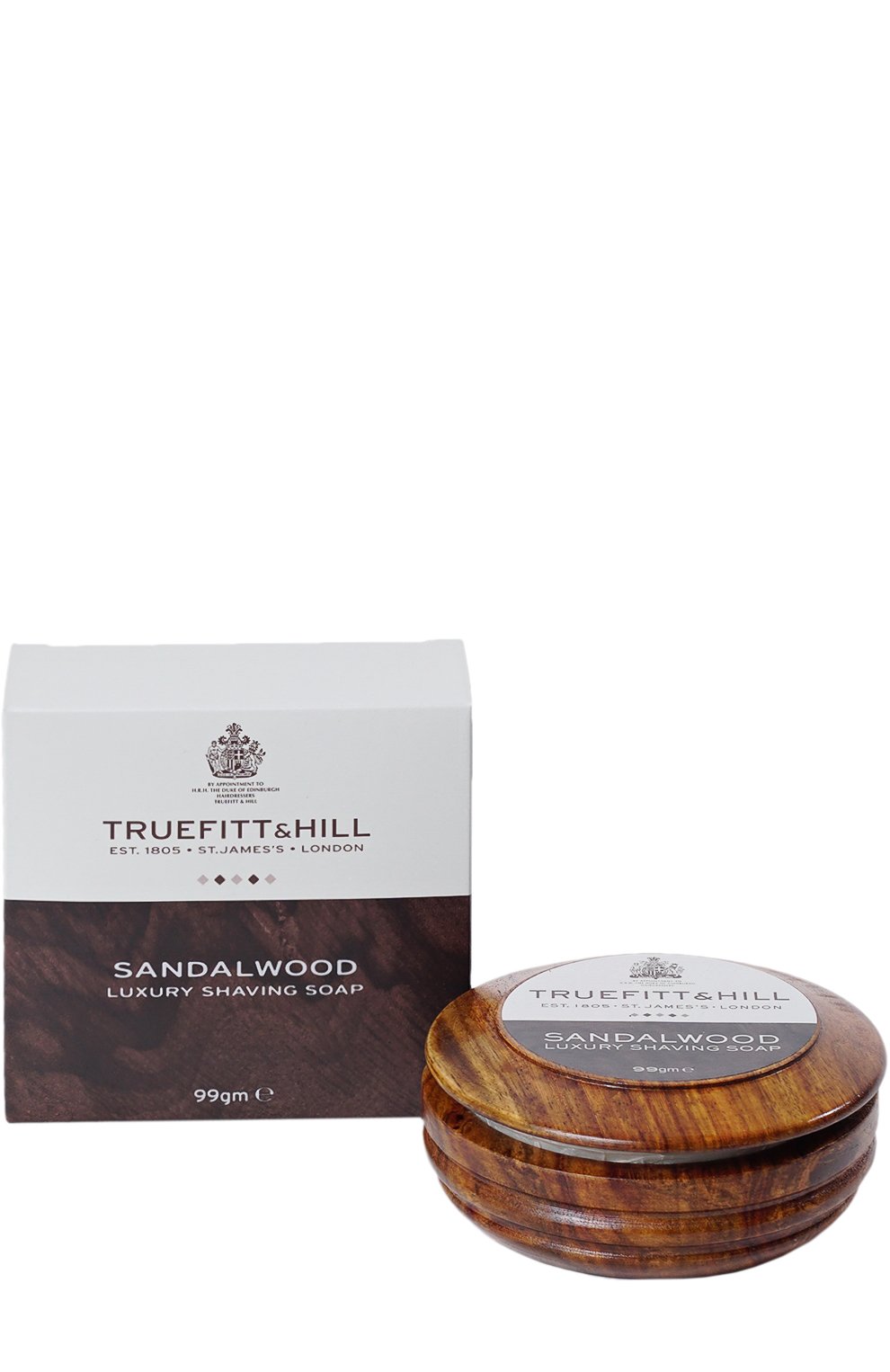 Мыло для бритья в деревянной чаше sandalwood TRUEFITT AND HILL, арт. 554, фото 2