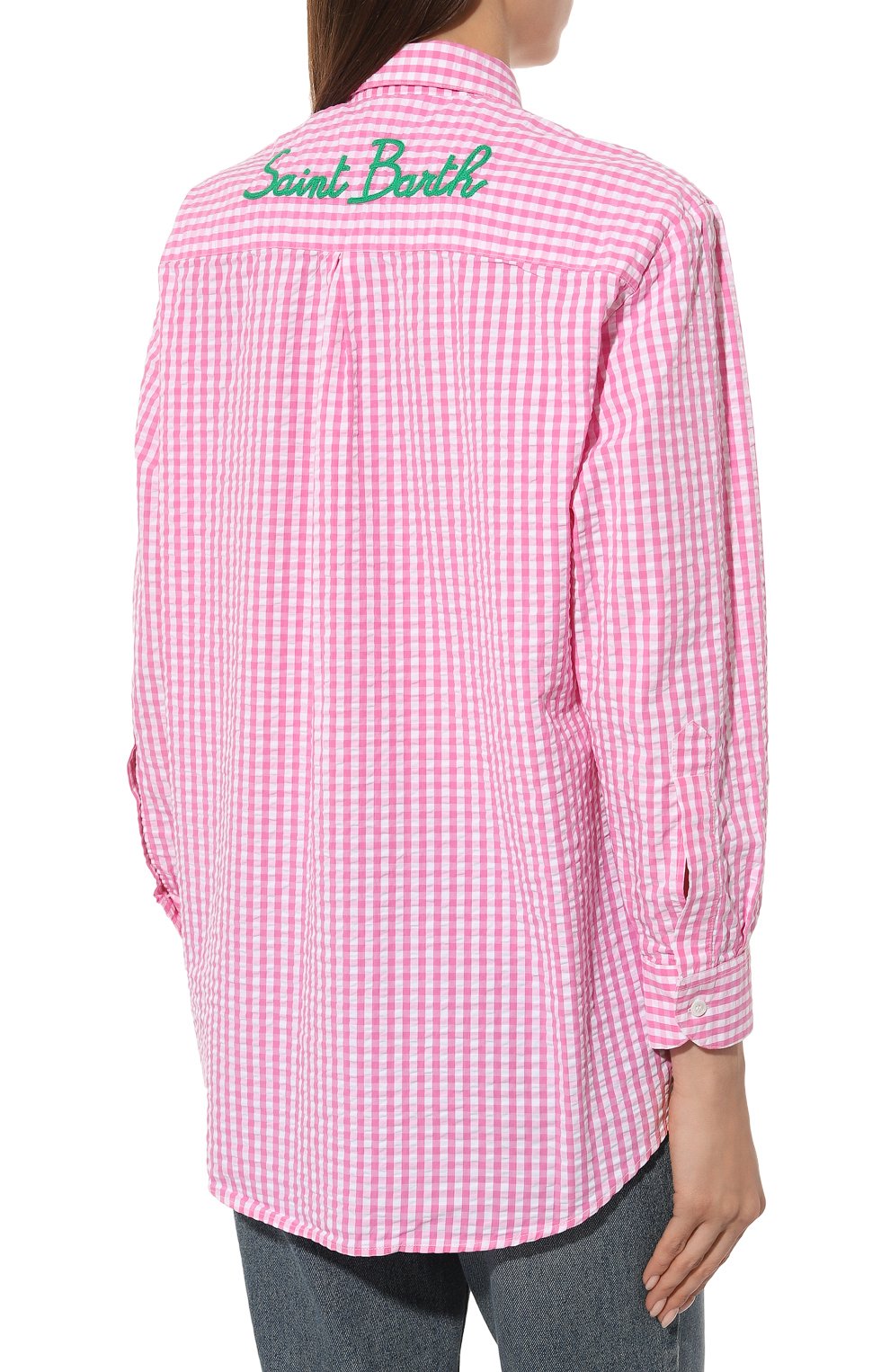 Хлопковая рубашка MC2 SAINT BARTH, арт. STBW/BRIGITTE/05356D, фото 4