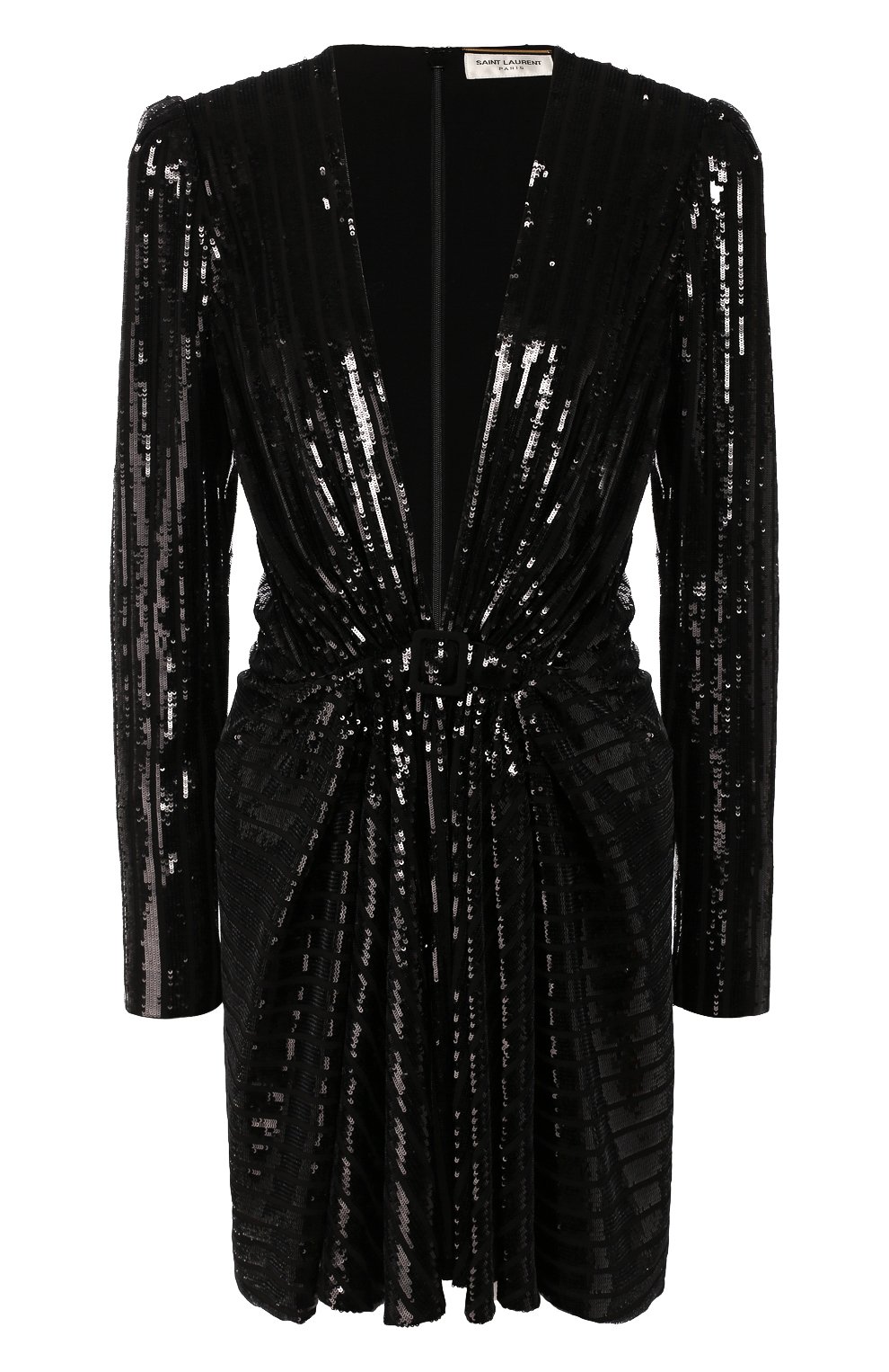 Платье с пайетками SAINT LAURENT, арт. 605892/Y059R, фото 1