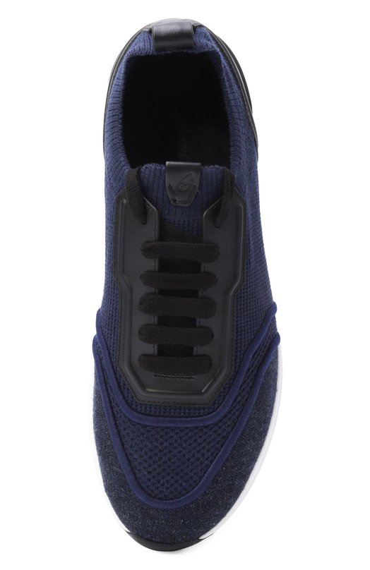 Текстильные кроссовки Brioni PD903/QH.LQ.M2/0L/P9111 Синий  PD903/QH.LQ.M2/0L/P9111 Фото 5