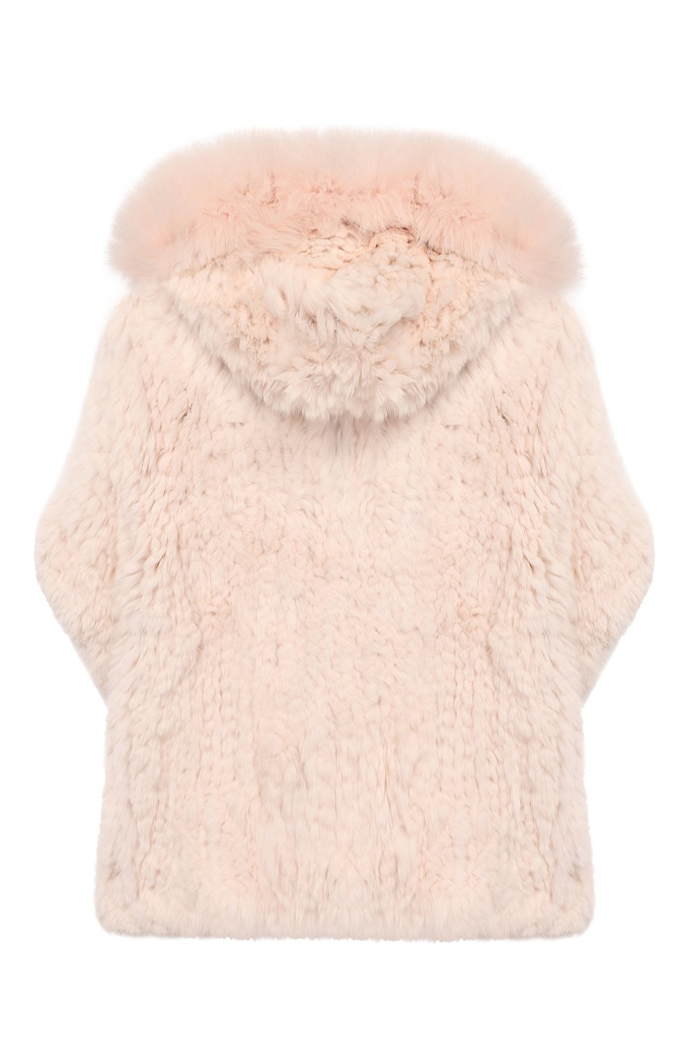 Пончо из кролика YVES SALOMON ENFANT, арт. 20WEC321XXKREX/12-14, фото 2