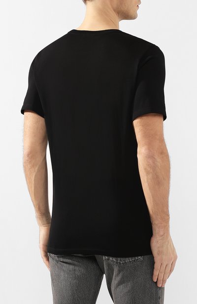 Хлопковая футболка SAINT LAURENT, арт. 601548/YB0F2, фото 4