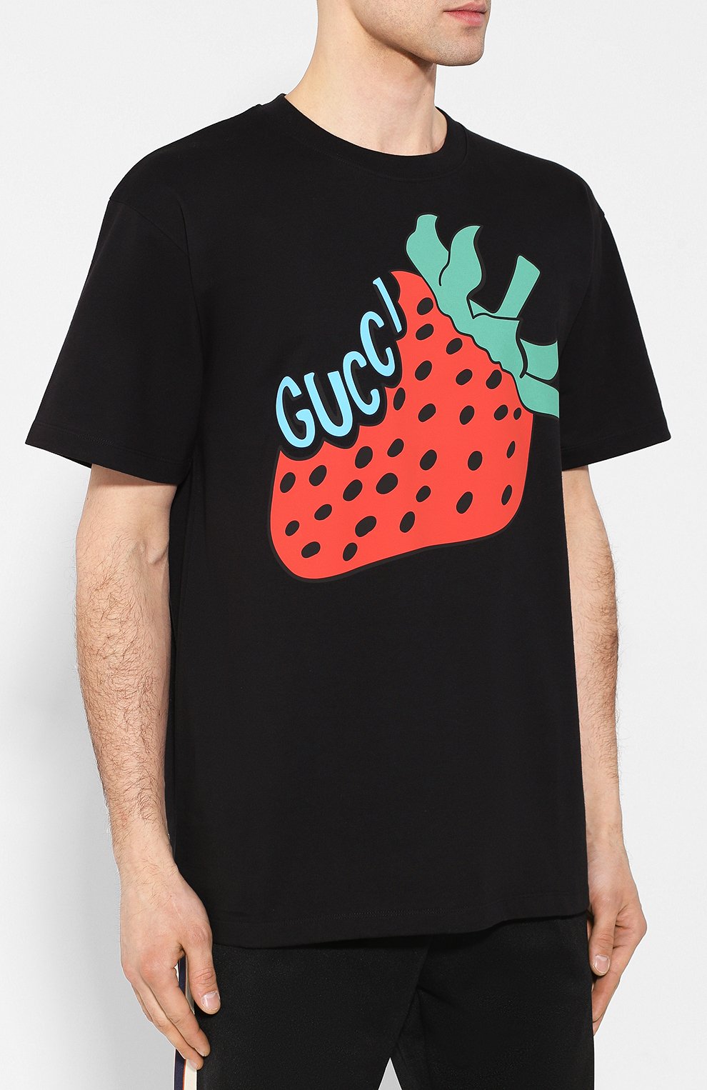 Хлопковая футболка GUCCI, арт. 565806/XJA1N, фото 3