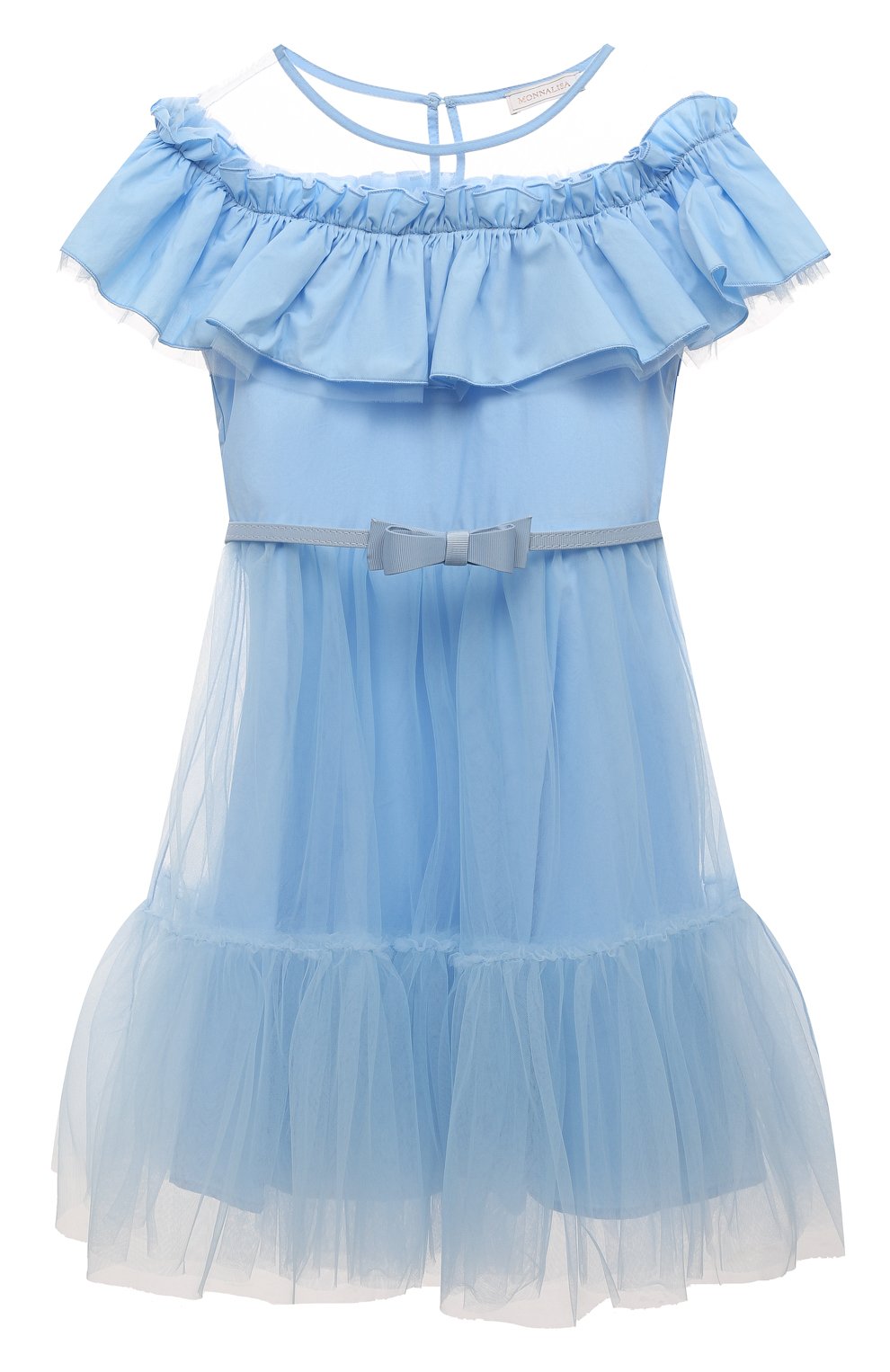 Хлопковое платье MONNALISA, арт. 17C905, фото 1