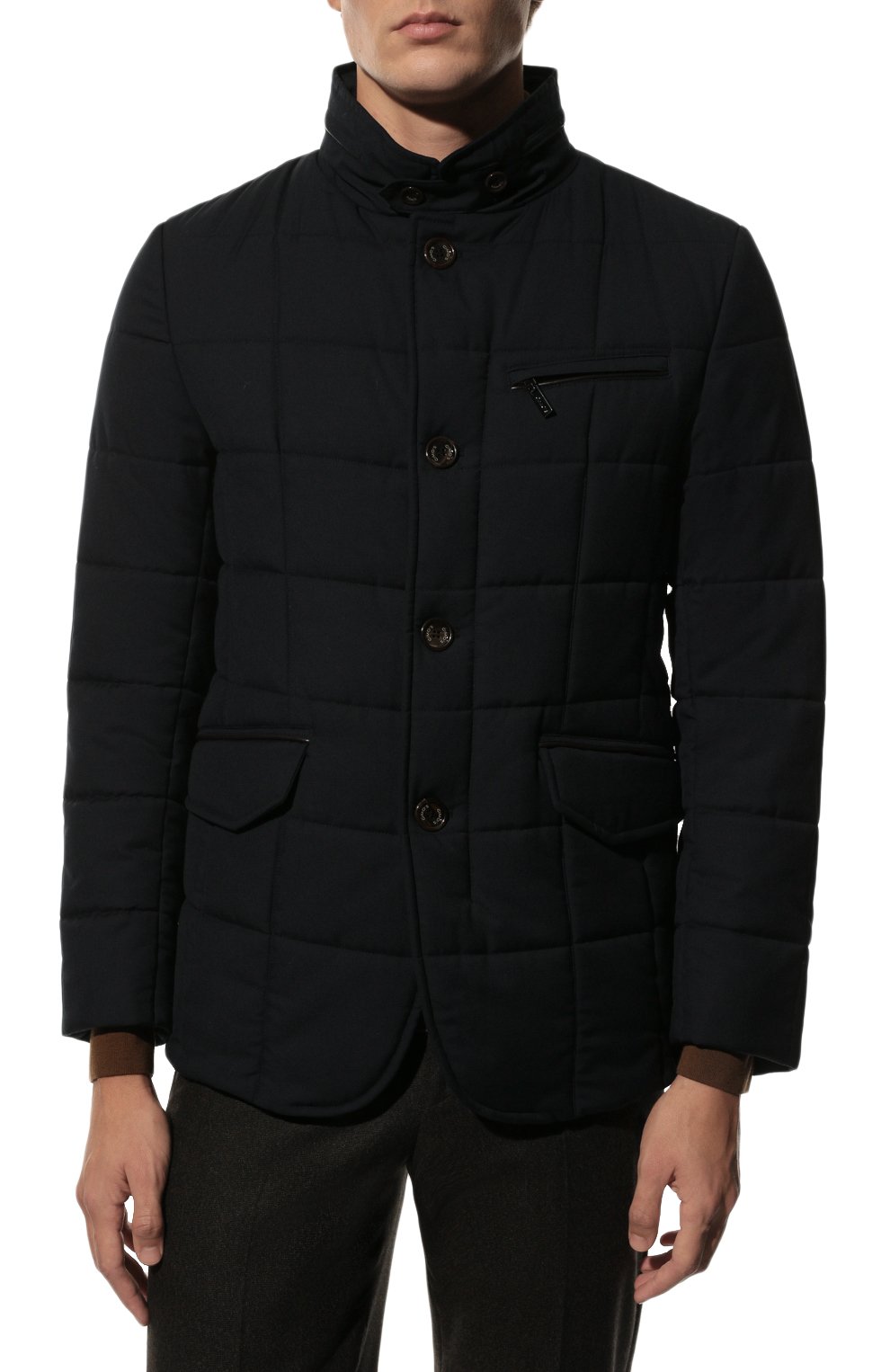 Утепленная куртка GIMO'S темно-синего цвета по цене 69950 руб., арт. 22AI.U.250.624, фото 3 Утепленная куртка GIMO'S, арт. 22AI.U.250.624, фото 3