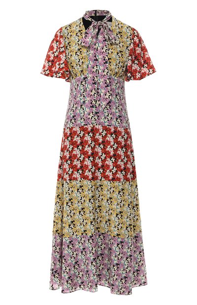 Женское шелковое платье VALENTINO, арт. RB3VAKW04FU
