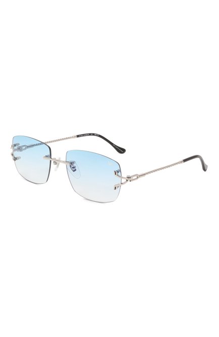 Женские солнцезащитные очки VINTAGE FRAMES голубого цвета, арт. BAL HARB0UR WHITE G0LD/BLUE FLASH | Фото 1 (Региональные ограничения белый список (Axapta Mercury): Не проставлено; Нос: Не проставлено)