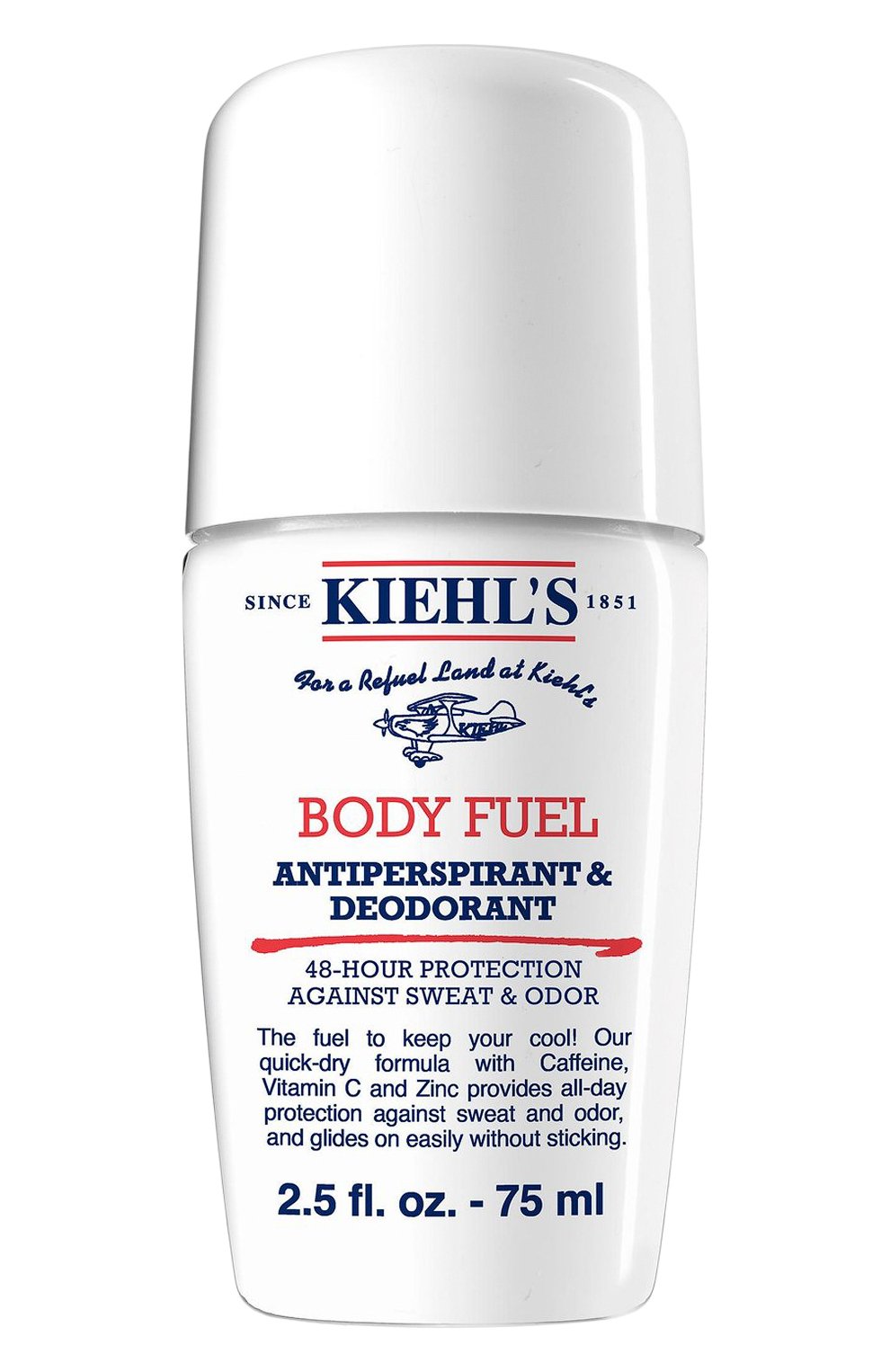 Роликовый дезодорант-антиперспирант c защитой 48 часов (75ml) KIEHL`S, арт. 3605971764103, фото 1