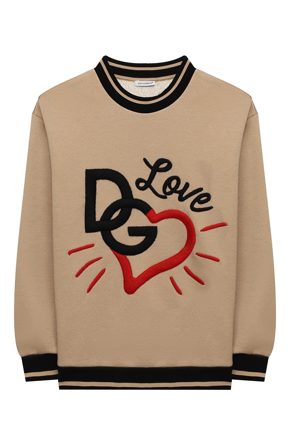 Свитшот из хлопка и вискозы DOLCE & GABBANA, арт. L5JW2V/G7XKU/8-14, фото 1