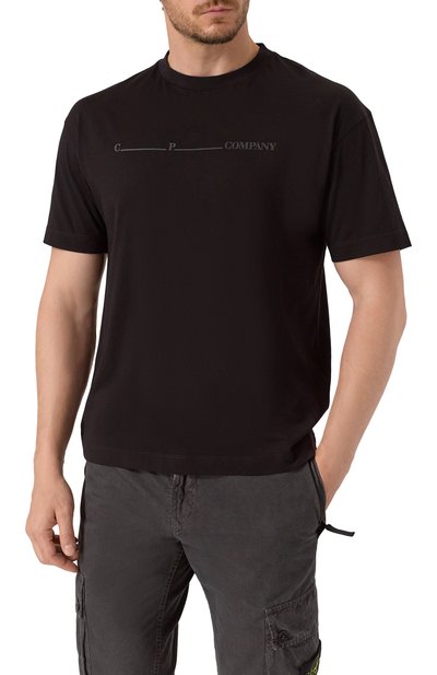 Хлопковая футболка C.P. COMPANY, арт. 19CMTS109A005100W, фото 3