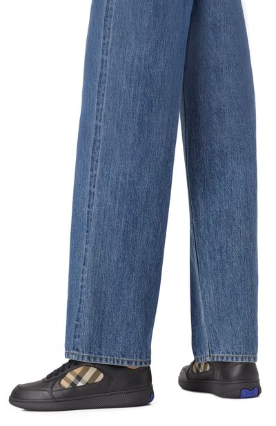 Комбинированные кеды terrace BURBERRY, арт. 8108653, фото 3