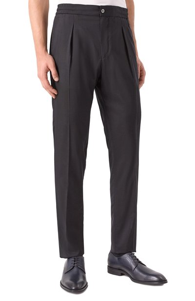 Брюки из шерсти и шелка MARCO PESCAROLO, арт. CHIAIA/5122/46, фото 3