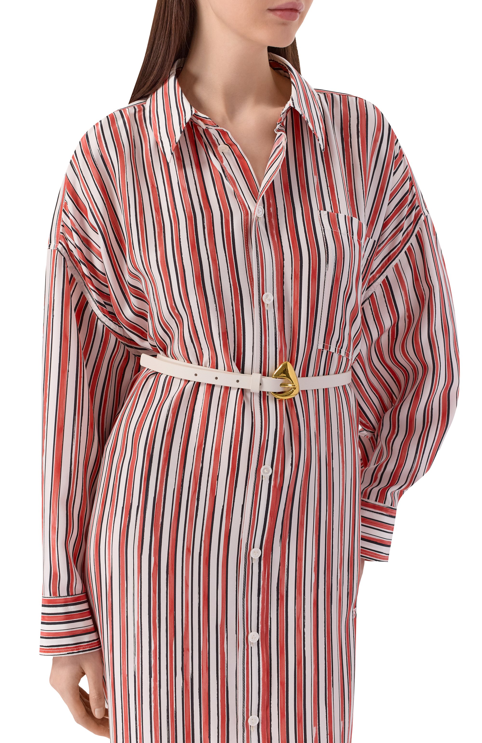 Кожаный ремень BOTTEGA VENETA, арт. 805780/VALK0, фото 2