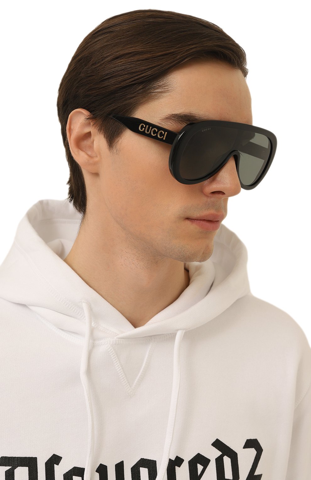 Солнцезащитные очки GUCCI черного цвета по цене 59950 руб., арт. GG1370S 001, фото 3 Солнцезащитные очки GUCCI, арт. GG1370S 001, фото 3