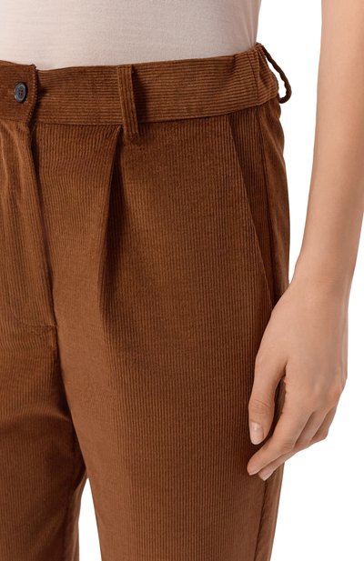 Вельветовые брюки KITON коричневого цвета по цене 158000 руб., арт. D50105K0133G, фото 5 Вельветовые брюки KITON, арт. D50105K0133G, фото 5