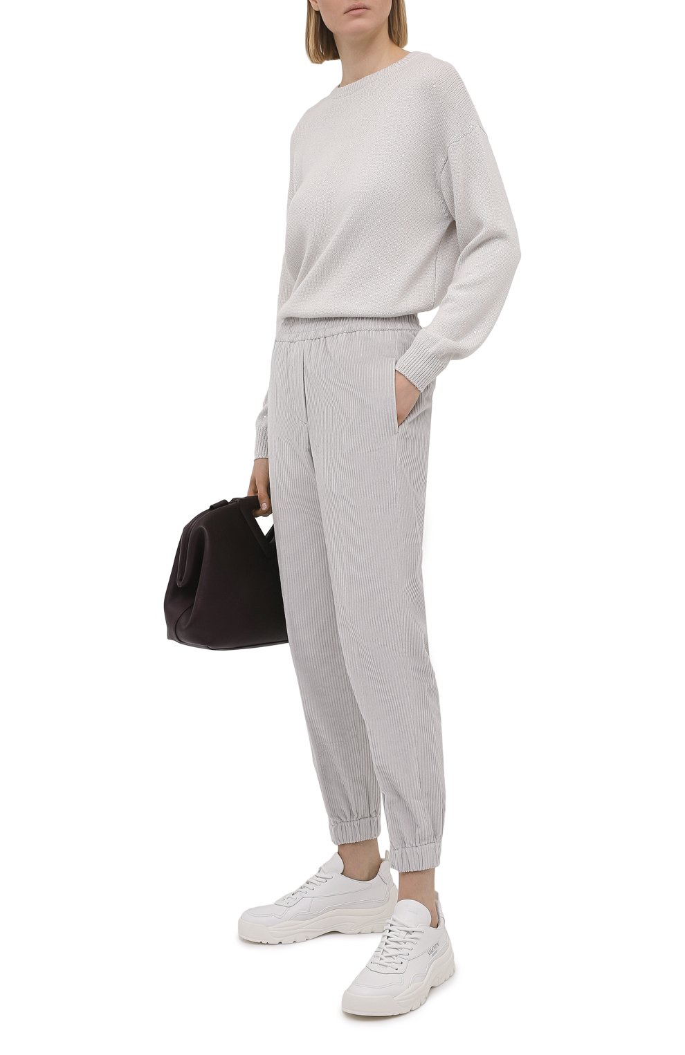 Вельветовые джоггеры BRUNELLO CUCINELLI, арт. MP180P7728, фото 2