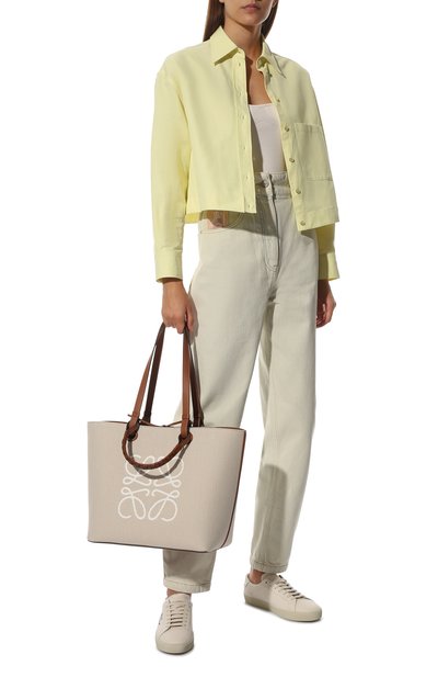 Рубашка из хлопка и льна STELLA MCCARTNEY, арт. 604237/SIA03, фото 2