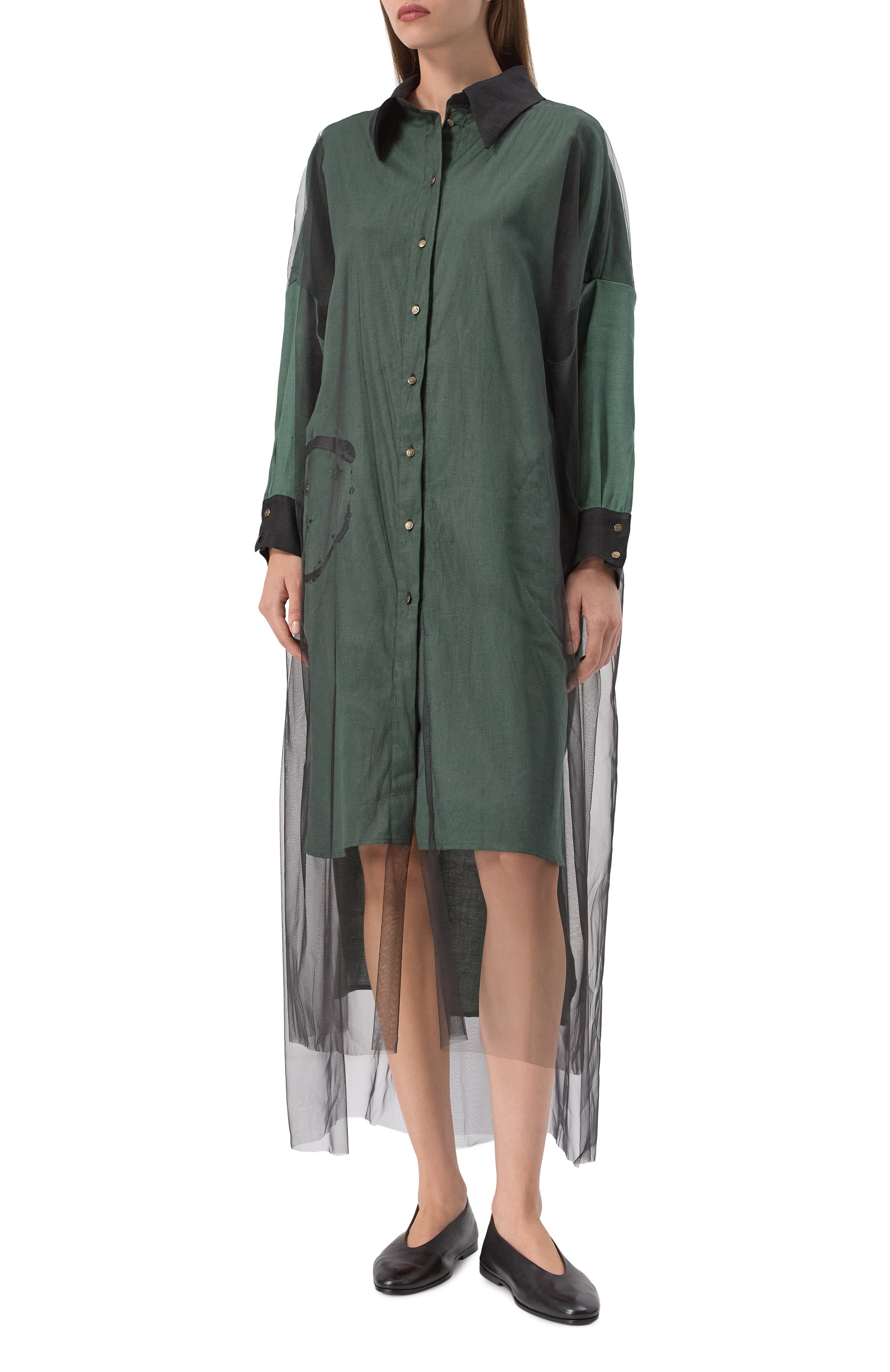 Льняное платье MIDGARD PARIS, арт. DS25LN-OS-GN, фото 3