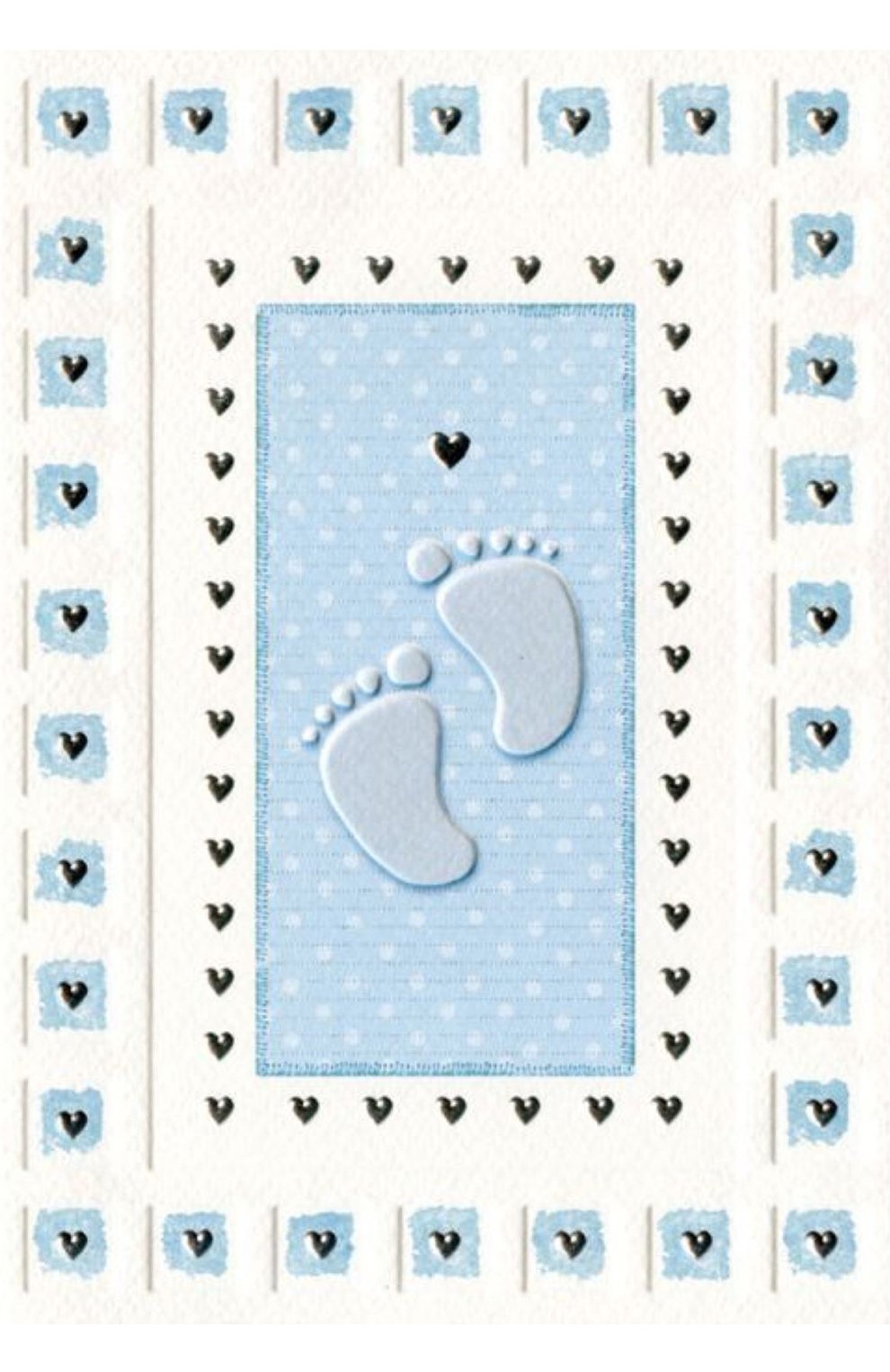 Открытка отпечаток ступни малыша TURNOWSKY, арт. MO5390B, фото 1