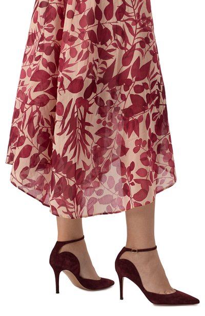 Замшевые туфли hayette 85 GIANVITO ROSSI темно-бордового цвета по цене 99500 руб., арт. G40364.85RIC.CAMB0UR, фото 3 Замшевые туфли hayette 85 GIANVITO ROSSI, арт. G40364.85RIC.CAMB0UR, фото 3